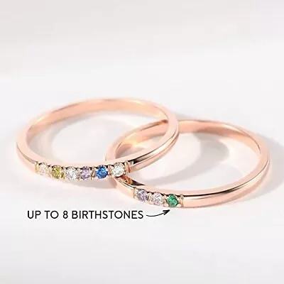 Mom Ring Birthstone Ring Personalized Mom Gift Birthstone Jewelry • $50.23