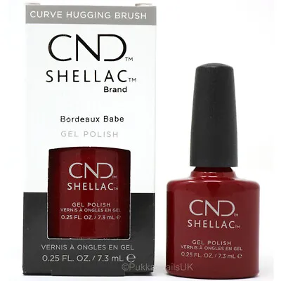 £12.99 • Buy Cnd Shellac Brand Bordeaux Babe Gel Nail Polish 7.3ml New