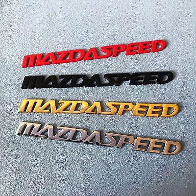 3D Metal Red Car Trunk Lid Badge Emblem Sticker For Mazda 3 MAZDASPEED MX5 CX-5 • $16.44