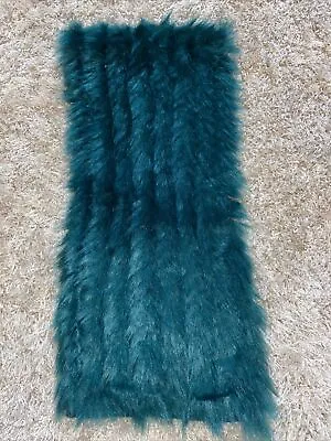 Cabi Scarf The Duchess Infinity One Size Dark Green Faux Fur Knitted Winter • $24