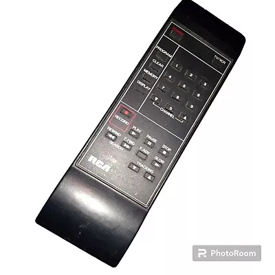 RCA  022T Vintage Original TV/VCR Remote Control - Black/Multicolor • $11.99