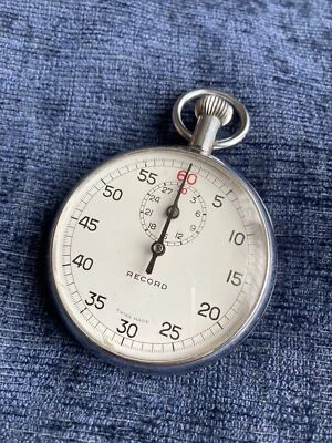 £35 • Buy Vintage Record Mechanical Stopwatch