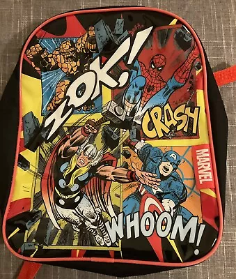 Marvel Children’s Backpack Superheroes Spider-Man Captain America Etc • £2.50