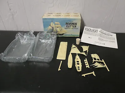 Vintage Addar Revenue Cutter Ship In A Bottle Plastic Scale Model Kit • $25