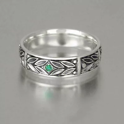 $1.87 • Buy Fashion Jewelry Zircon 925 Silver Filled Ring Women Gift Wedding  Ring Sz 6-10