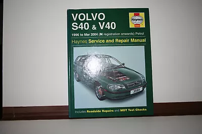 Volvo S40 & V40 Petrol (96 - Mar 04) Haynes Repair Manual • $6.31