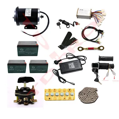 36V 800W Brush Electric Motor Kit Controller Mini Pit Bike Scooter Go Kart Quad • $11.87