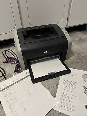 HP LaserJet 1012 Q2461a Workgroup USB Laser Printer 9845 Pages With Toner! • $59.70