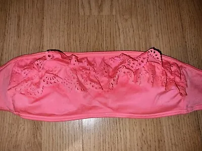 Gorgeous Pink Coral GEORGE Bikini Top Size 8 • £3