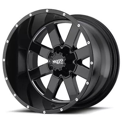 20 Inch Black Wheel Rim Wheel Rim FOR Jeep Wrangler JK JL Moto Metal MO962 20x10 • $289
