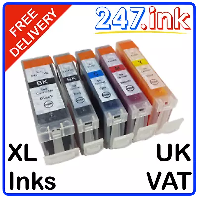 5XL & 8XL Non-oem Ink Cartridges For Canon IP4500 IP5200 IP5300 IP6600 (Set) • £8