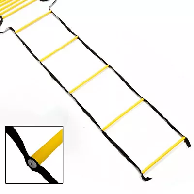 Adjustable Round Agility Ladder 4m - Sports Fitness Training Aid - Morgan Sports • $54.95