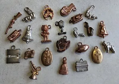 Vintage KFS Charms Copper Lot Military Comic Sports Animals Cracker Jack Prize  • $24.99