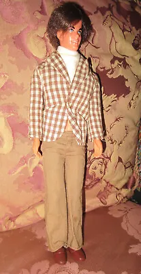 Vtg Barbie Mod Hair Ken Doll In Orig Outfit Dickie Shoes Coat Pants #4224 Read! • $24.99