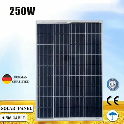 250W 12V Mono Solar Panel Caravan Home Off Gird Battery Charging Power 250 Watt • $95