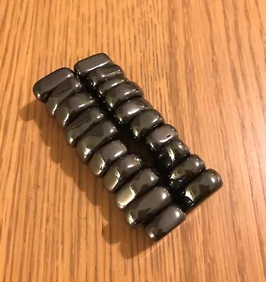 Hematite ~ 20 Strong Magnetic Tumblestones (20 - 30mm) ~ B Grade ~ Hematine • £12.75