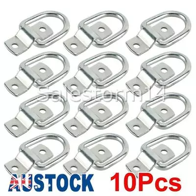 10 Heavy Duty Lashing Ring Zinc Tie Down Points Anchor Ute Trailer Tray Recessed • $19.85