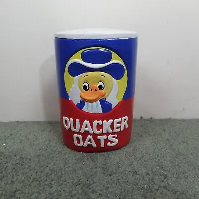 Quacker  Oats Duck Ceramic Piggy Bank Joke Company. • $14.88