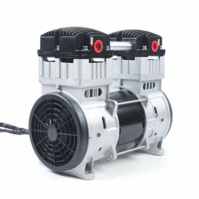 $231.81 • Buy 1100W 7CFM Silent Air Pump Compressor Head Small Air Mute Oilless Vacuum Pump US