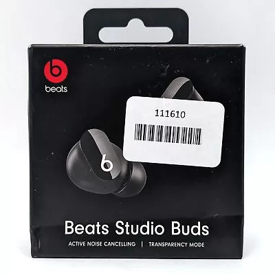 Beats By Dr. Dre Studio Buds Wireless Black MJ4X3LL/A • $59.99