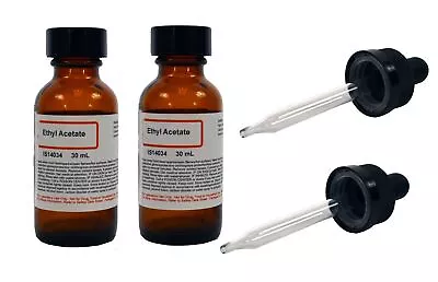 2PK Ethyl Acetate 30mL Dropper Bottle Insect Killing Agent -Innovating Science • $16.99