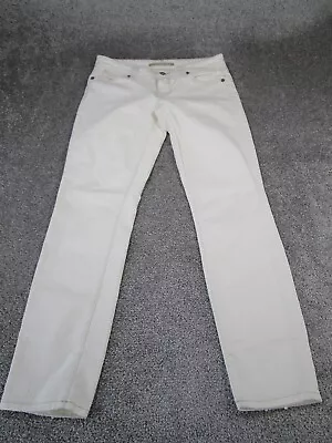 Vince Jeans Womens 27 White Denim Skinny Casual • $19.99