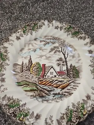 Vintage Plate. Myott The Brook. Staffordshire Ware • £9