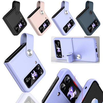 $11.31 • Buy For Samsung Galaxy Z Flip4 Flip3 Shockproof Ring Holder Stand Hinge Case Cover