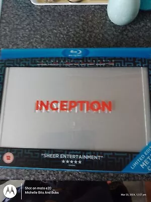 Blu-ray Inception 2010 Limited Edition Metal Case • £18