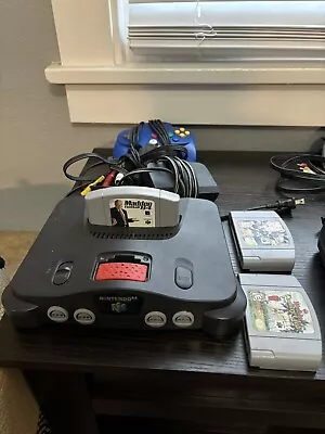 Nintendo 64 N64 Console Bundle - TESTED AND WORKING • $90