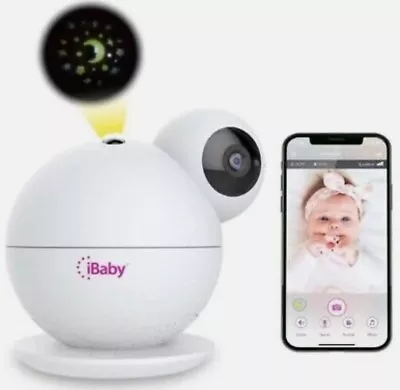 IBaby M8 2K Smart Baby Monitor WiFi 355 Pan Night Vision Moonlight Projector • $95