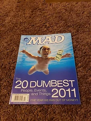 Mad Magazine #513 Obama Nirvana Nevermind Cover Baby Pool February 2012  • $10