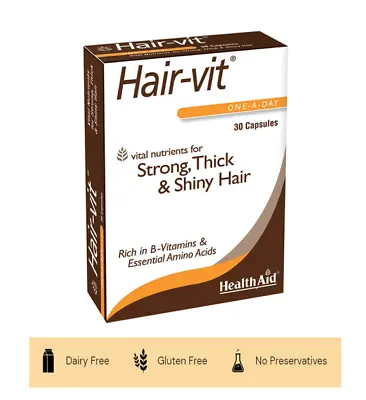 HealthAid Hair-vit - 30 Capsules NEW UK Stock • £15.99