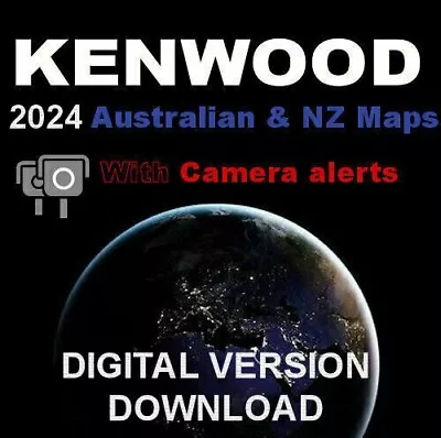 2024 Australia & NZ Maps For KENWOOD Aftermarket Nav Car Stereo Systems GPS • $32.85