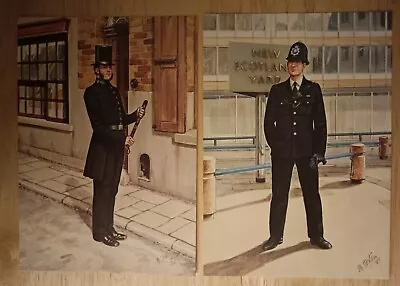 6 X Met Police Cards Signed Manchester Chief Constable James Anderton • £35