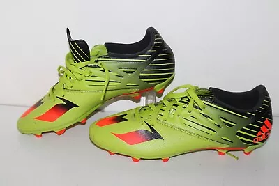 Adidas Messi Built To Win Soccer Shoes S7468G Electric Yellow Mens Size 9.5 • $44.88