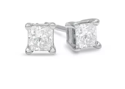 Zales 3/8 Ct. T.W. Princess-Cut Diamond Solitaire Stud • $430