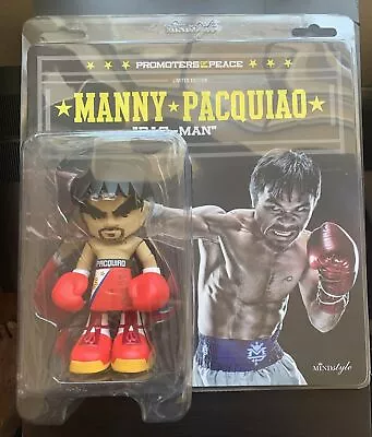 Mindstyle MANNY PACQUIAO 7” Action Figure Promoters Of Peace RED LIMITED EDITION • $499.99