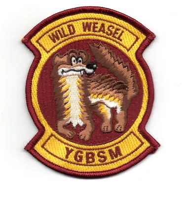 USAF Wild Weasel YGBSM Patch US Seller  F-100 F-105 F-4 F-16 SAM  ECM  Vietnam • $6.99