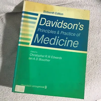 Davidson’s Principles And Practice Of Medicine 16th Edition • £10.99