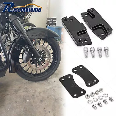 Front Fender Relocator 20mm Riser Kit For 2014-Up Harley Touring W/21  Wheel • $15.99