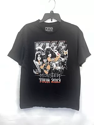 Kiss T-shirt Mens Large Multicolor Monster Tour 2013 100% Cotton  Short Sleeve • $14.88