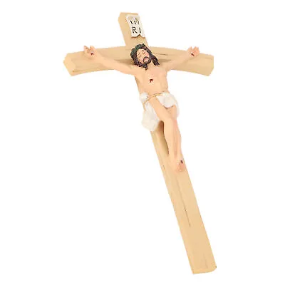 Jesus Christ Crucifix Handcrafted Exquisite Details Crucifix Wall FIG • £22.70