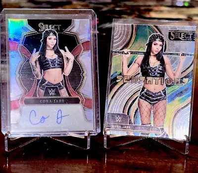 $20.50 • Buy 2023 Panini Select WWE Cora Jade Auto Silver Signatures Sensations Insert SSP