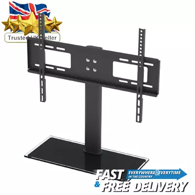 TV Stand Mount For 55 Inch TV Metal Bracket Portable Black Modern VESA 400 X 600 • £18.99