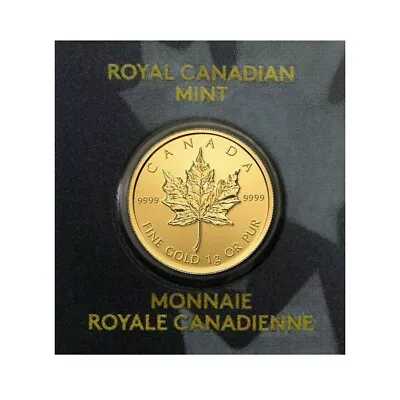 1 Gram Canadian Gold Maples $.5 Coin .9999 Fine - Maplegram25™ (Random Year) • $91.54