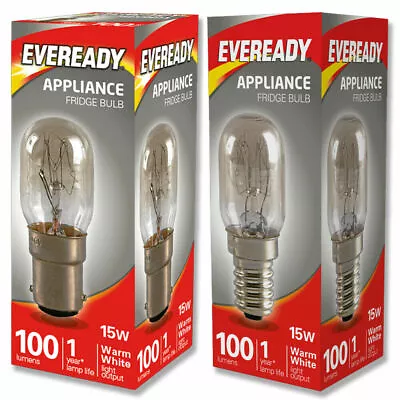 Eveready 15w Fridge / Appliance / Sewing Machine Pygmy Bulb SES E14 SBC B15 240v • £2.25