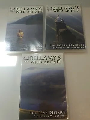 Bellamy's Wild Britain - The North Pennines Peak Dist And Scotland  DVD X3 2004 • £4.50