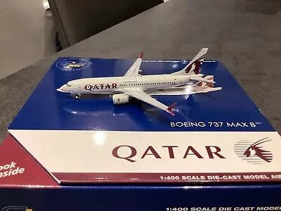 Gemini Jets 1:400 Qatar Airways Boeing 737 Max 8 A7-BSC • £42.50