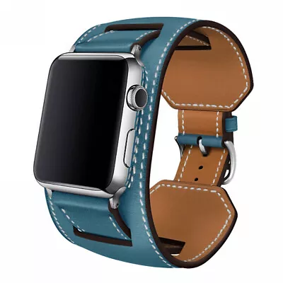 $20.99 • Buy Retro Leather Apple Watch Strap Band Series 5 6 3 2 1 / 42mm 38mm Wristband 